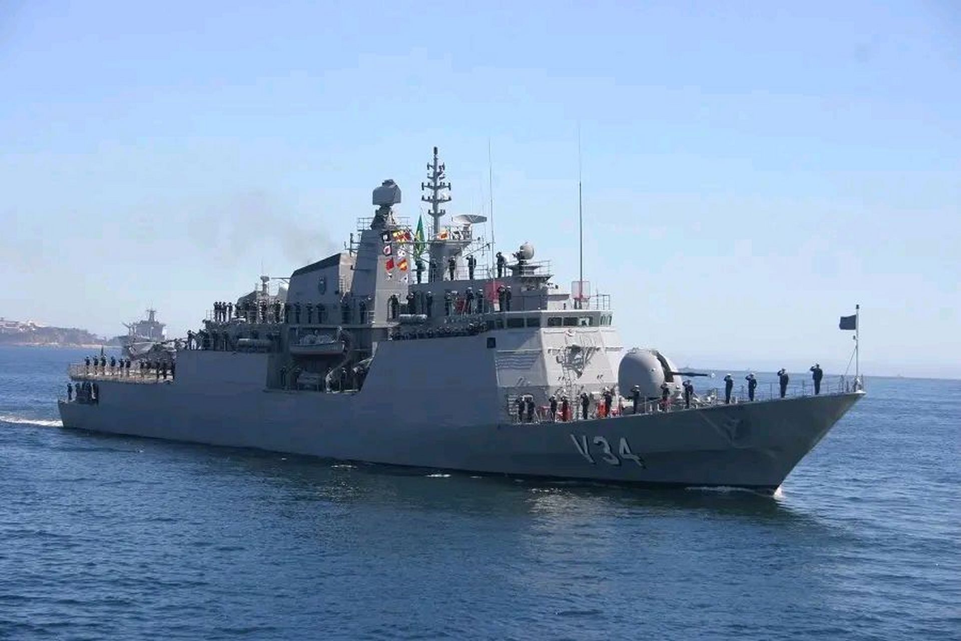 舰船欣赏:巴西 巴罗佐级护卫舰,该级舰是其国产舰艇,模型不多见