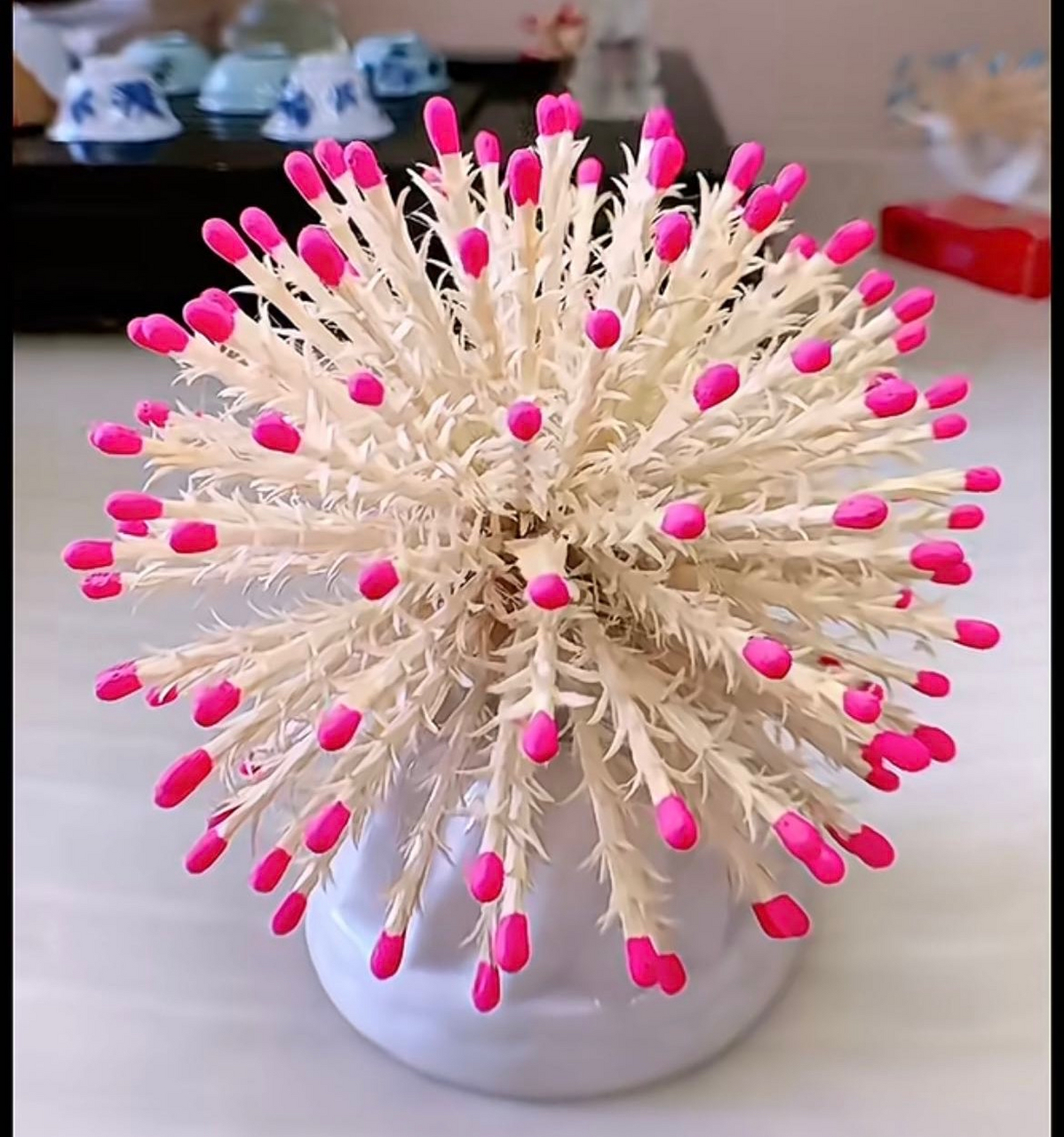 好漂亮,简单的火柴棍玩出了新花样.每一张都是惊艳的花.