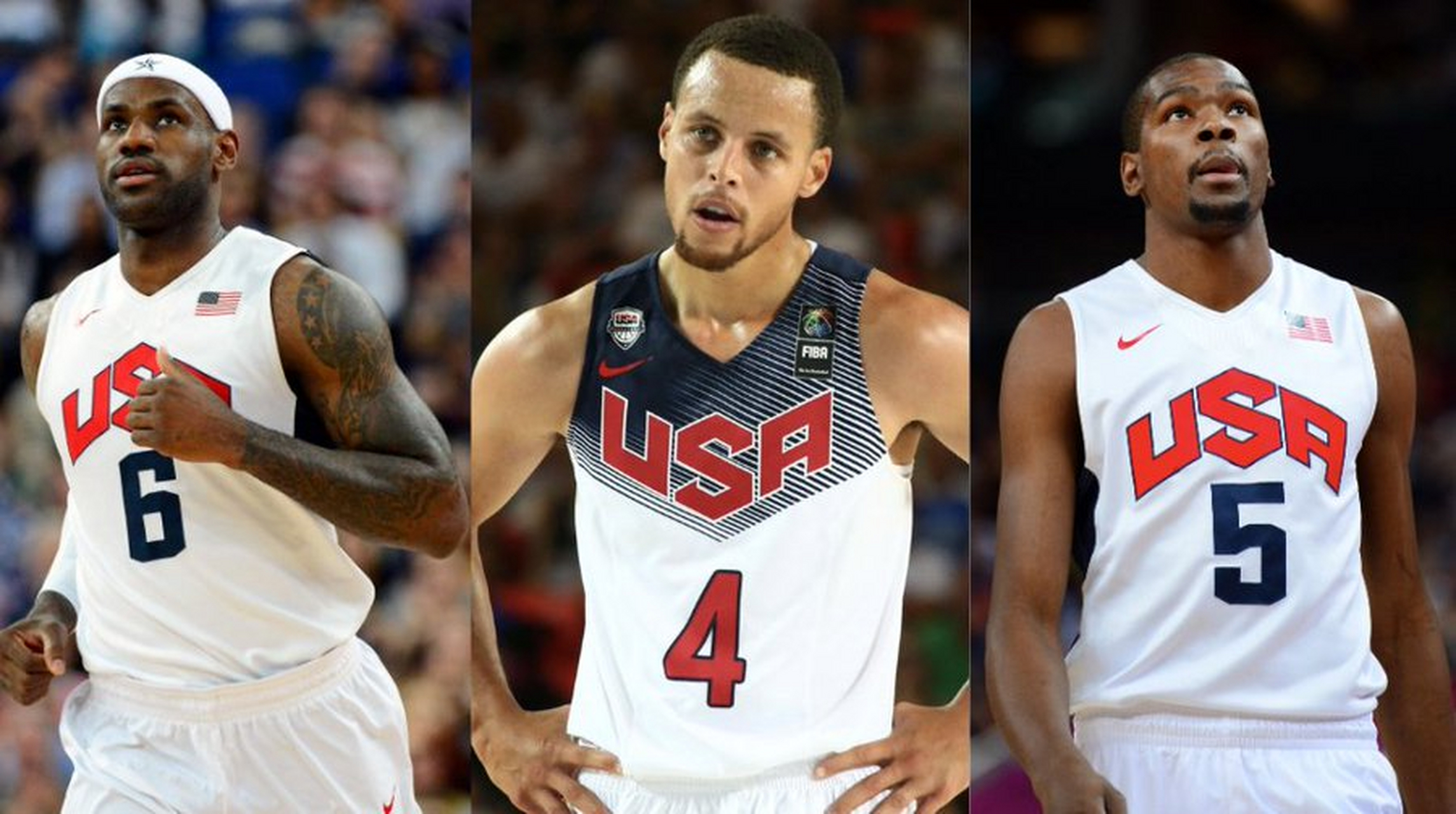 2024巴黎奥运会年是勒布朗詹姆斯,斯蒂芬库里和凯文杜兰特一起为美国