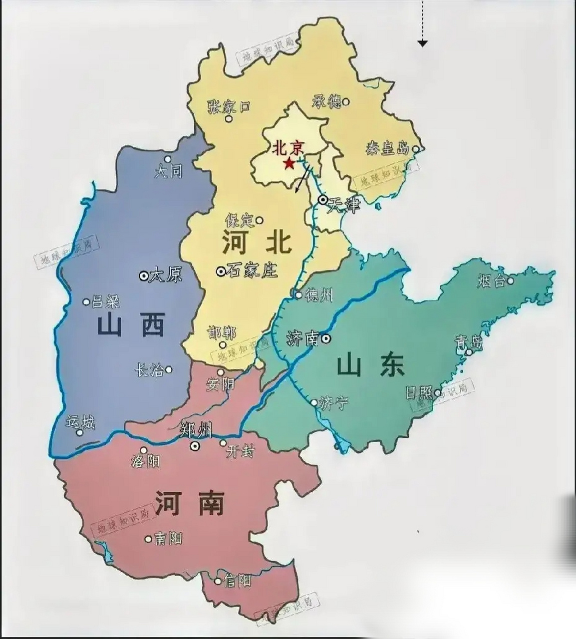当然,中国每寸土地都不能分裂,本文只聊山河四省,不与其他地区作对比.