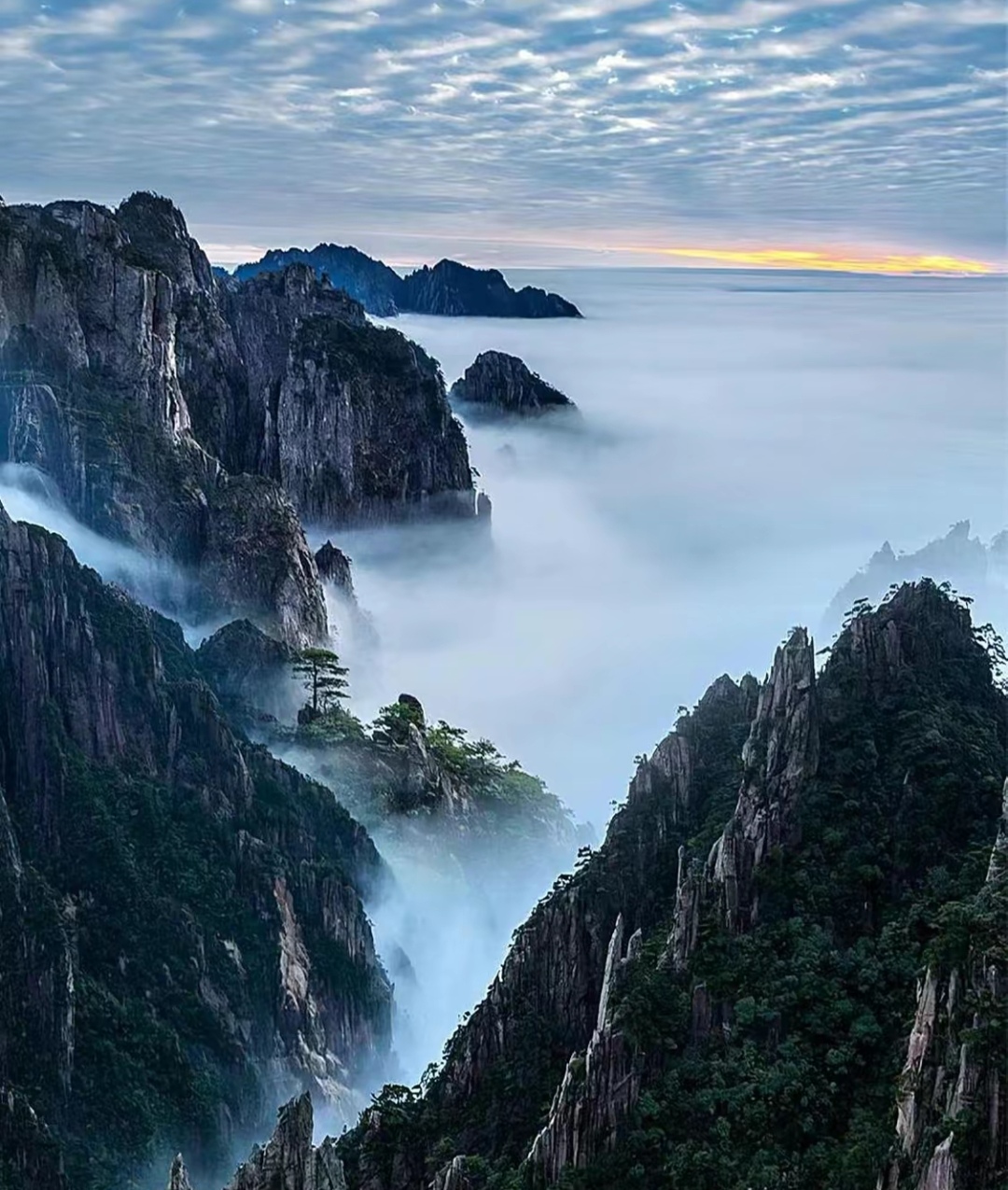 黄山四绝之云海