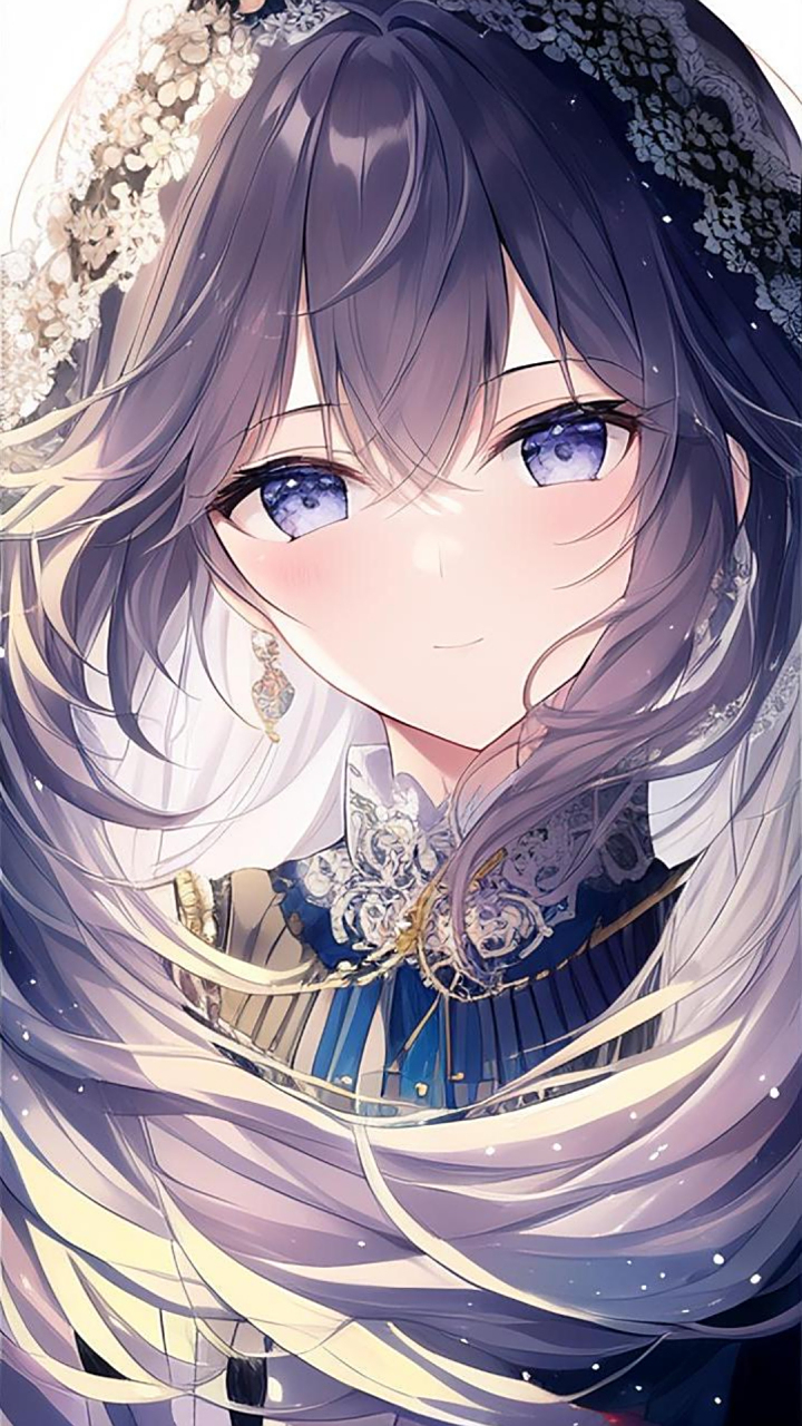 有趣表情:好看的漂亮可爱动漫美女头像表情手机壁纸#有趣表情# #动漫