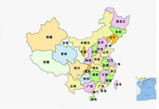 因为地形原因,中国省界弯弯曲曲的