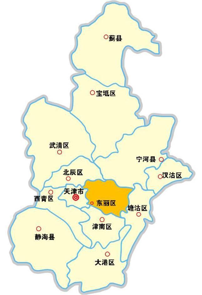天津市地图放大图片
