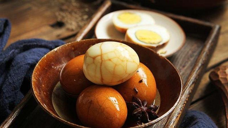 立夏食蛋新款—茶鸭蛋和核桃蛋