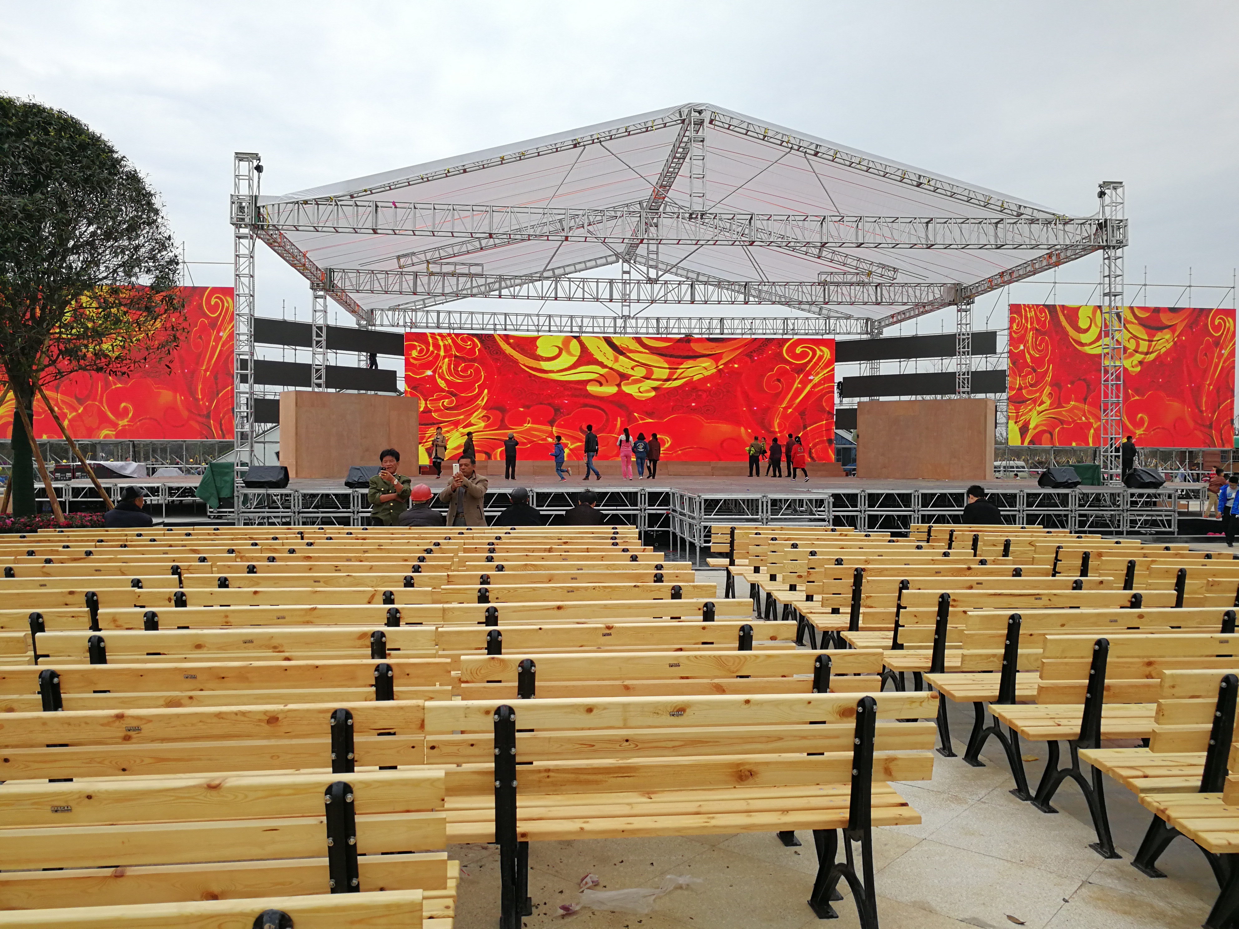 桂林truss 架大棚租赁公司
