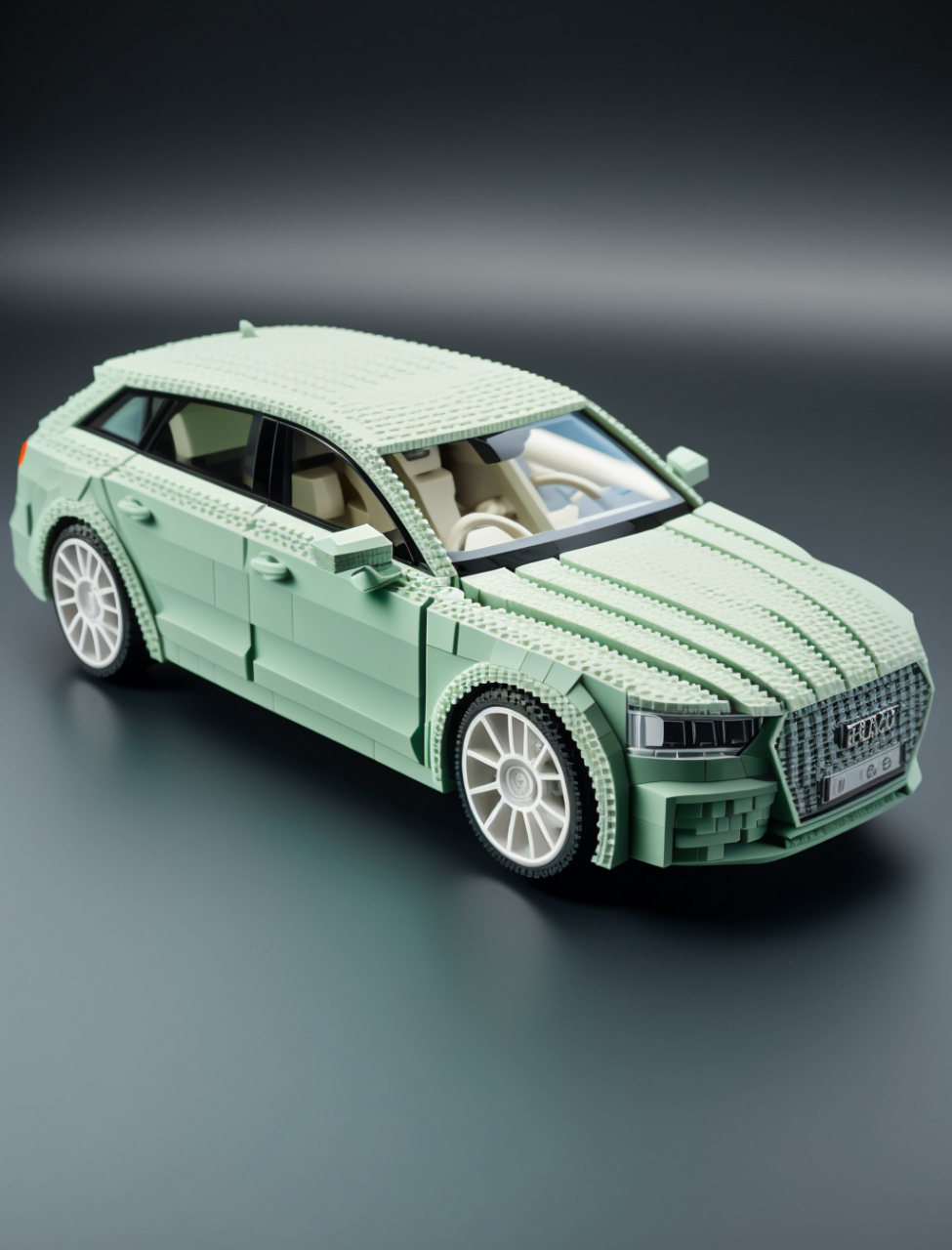ai共创计划# 给奥迪做了一个乐高小车车.