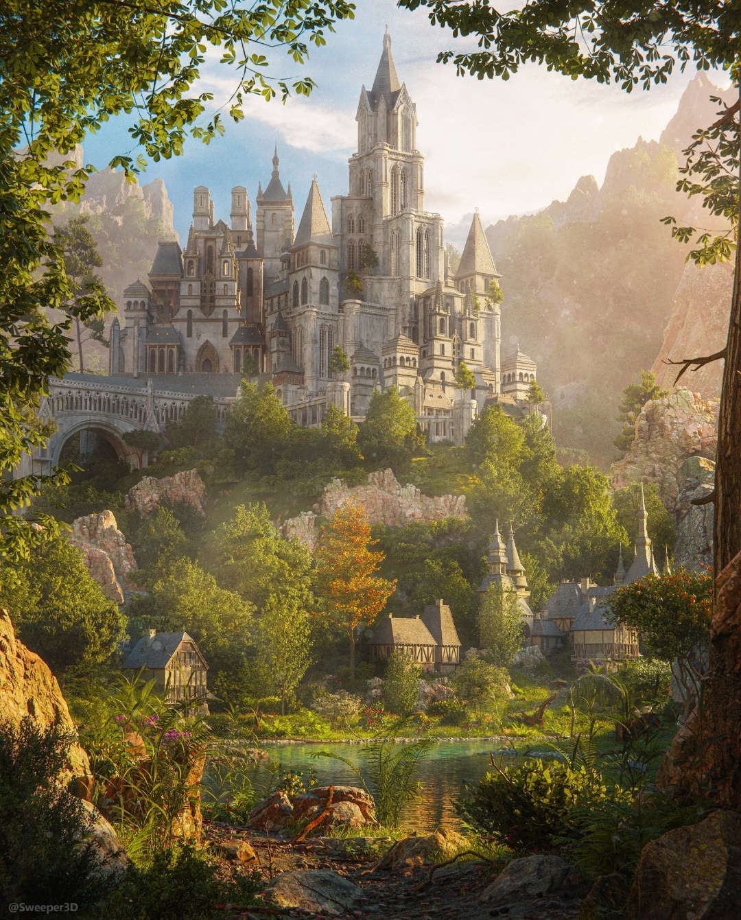 sweeper3d 风景建模作品欣赏