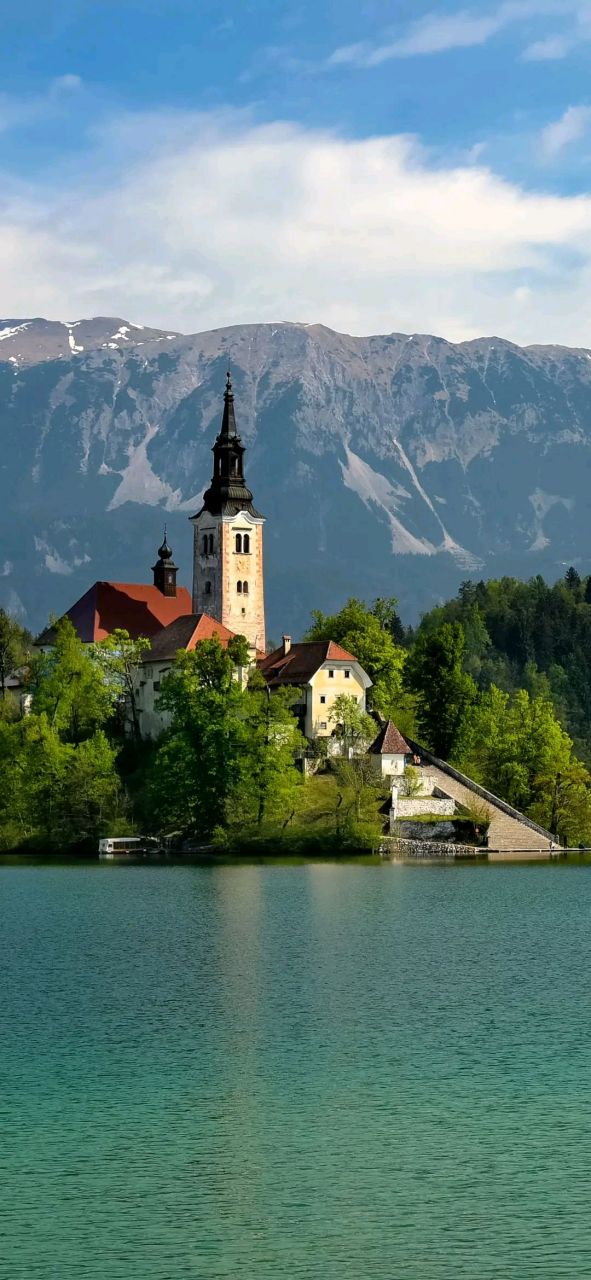 壁纸# #风景# 欧洲复古风小镇