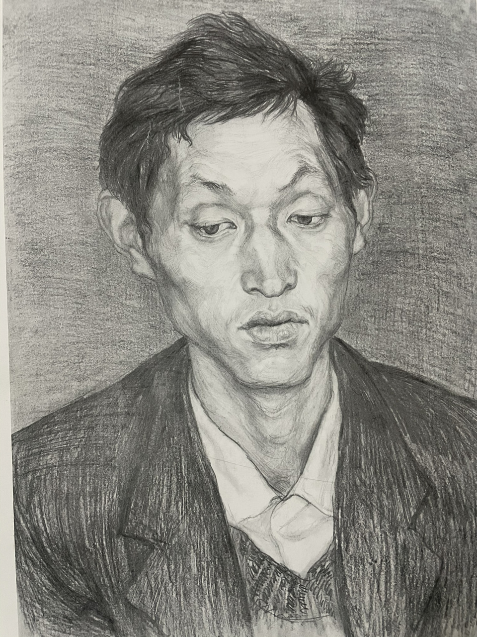 贺亮素描,80后考前美术生应该有印象吧! 考前传奇人物——贺亮.