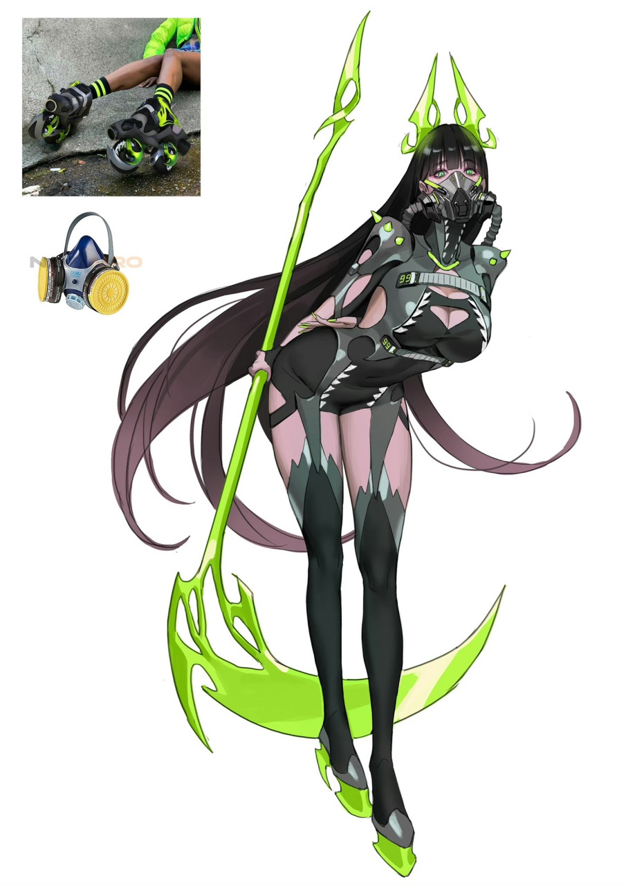 画师osuk2拟人插画作品欣赏,将各种生活中的物品转化为可爱帅气的角色