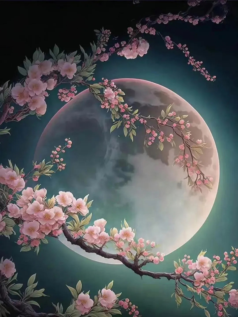 美图分享,花前月下,不应该一个人啊