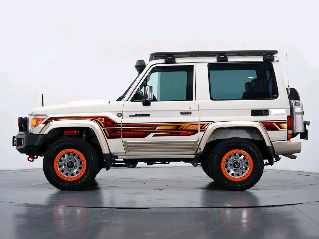 丰田陆巡lc71"华丽亮相",堪称越野经典,短轴距 4.0引擎,帅气