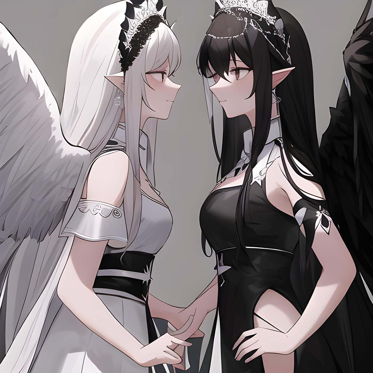 对峙中的天使,你挺谁,圣洁天使还是堕落天使?