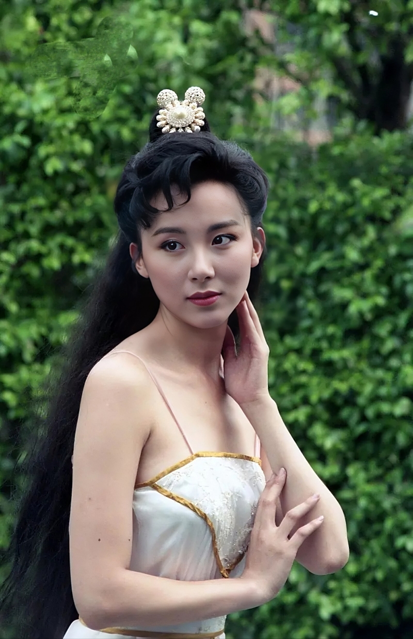 萧蔷年轻的时候太美了,有多少人还记得1990年的台湾神剧《浴火凤凰》