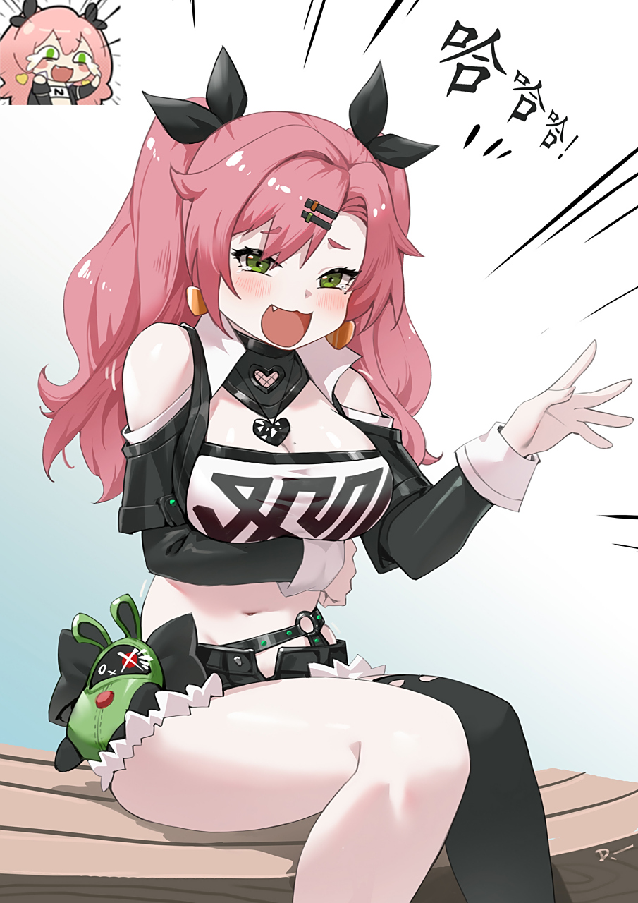 妮可德玛拉(很可爱的少女,还有小虎牙) 画师:linreplica#二次元美图