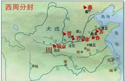 商朝西岐地图图片
