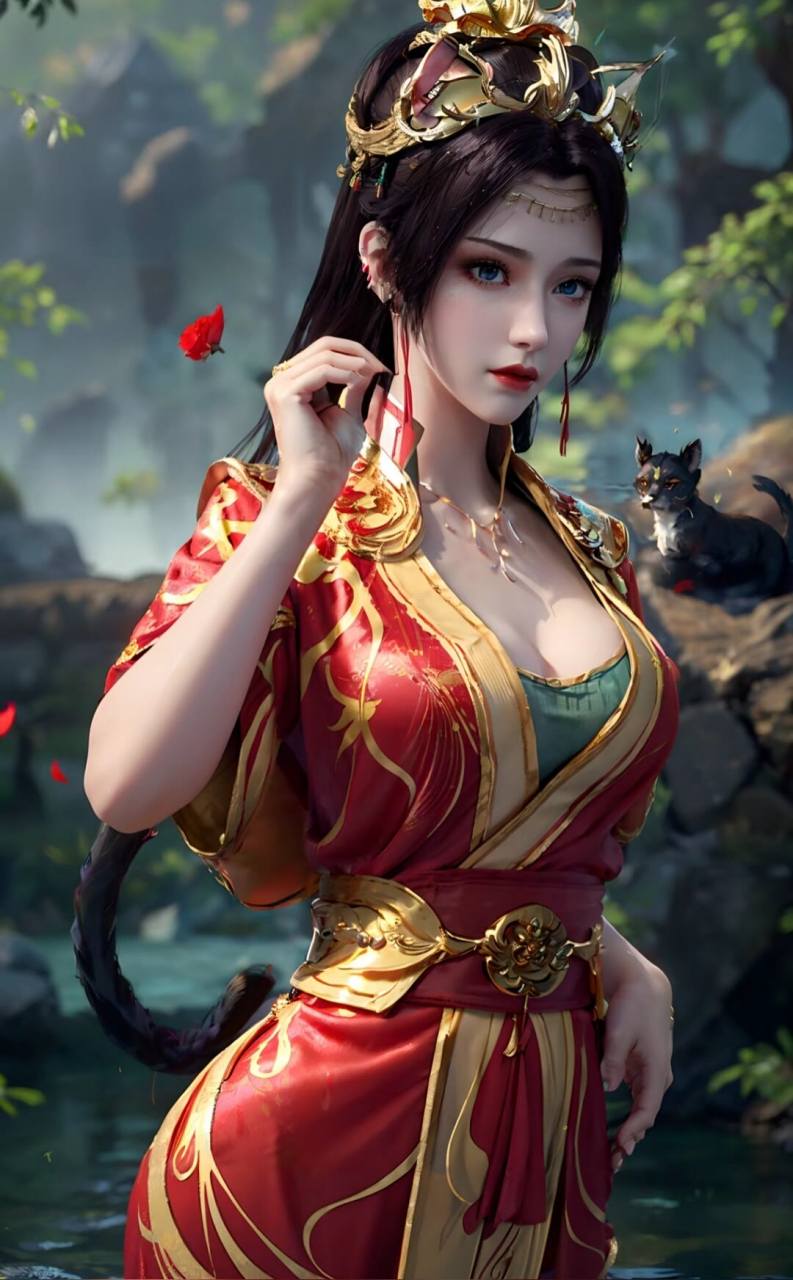 终于等到云韵姐姐穿上了婚纱了