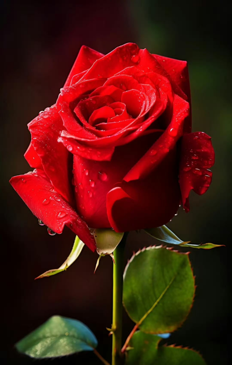 红玫瑰,漂亮吧!