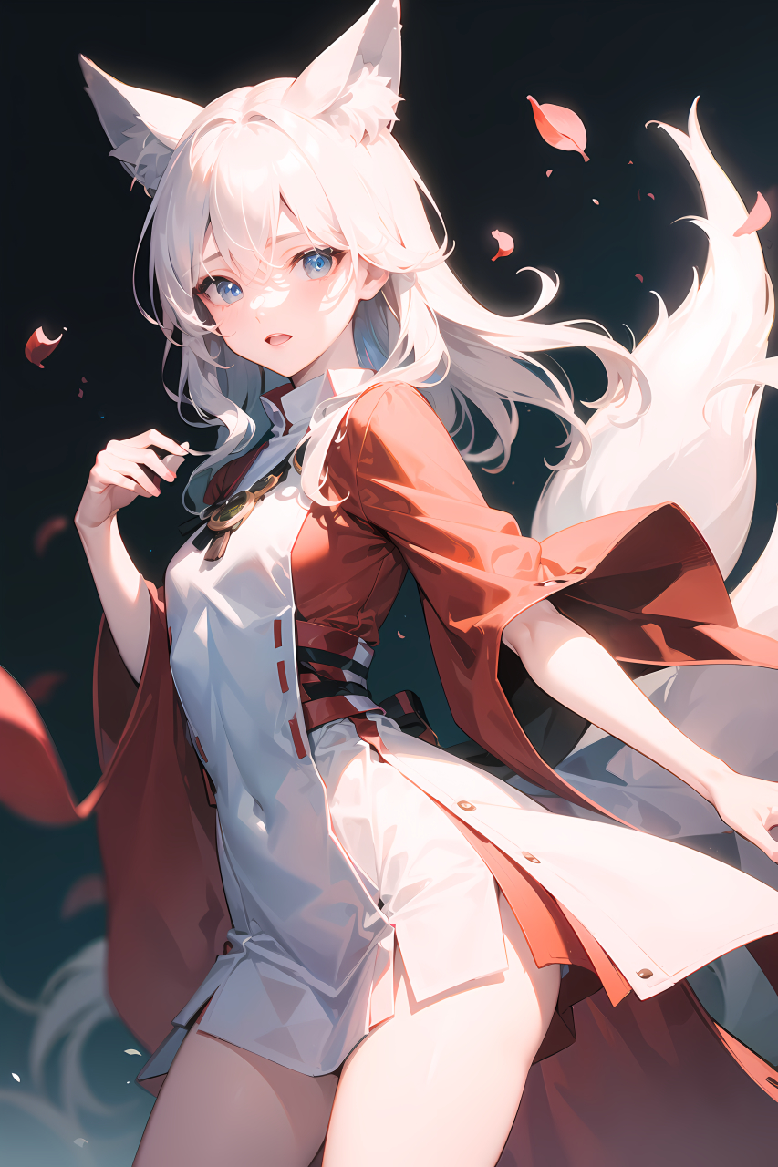 ai绘画〕大胆狐妖,我一看就知道你不是人,竟敢诱惑众生,淦,大威天龙