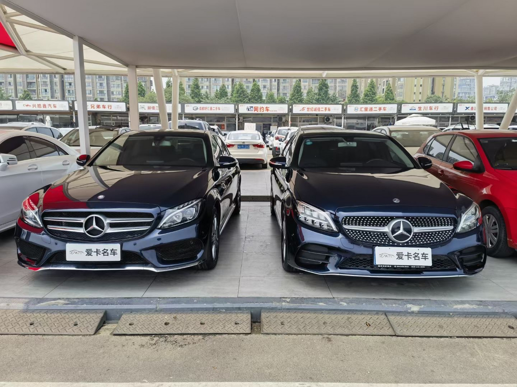 双胞已到店   17年奔驰c200l  5万公里一手   19年奔驰c260l  5万公里