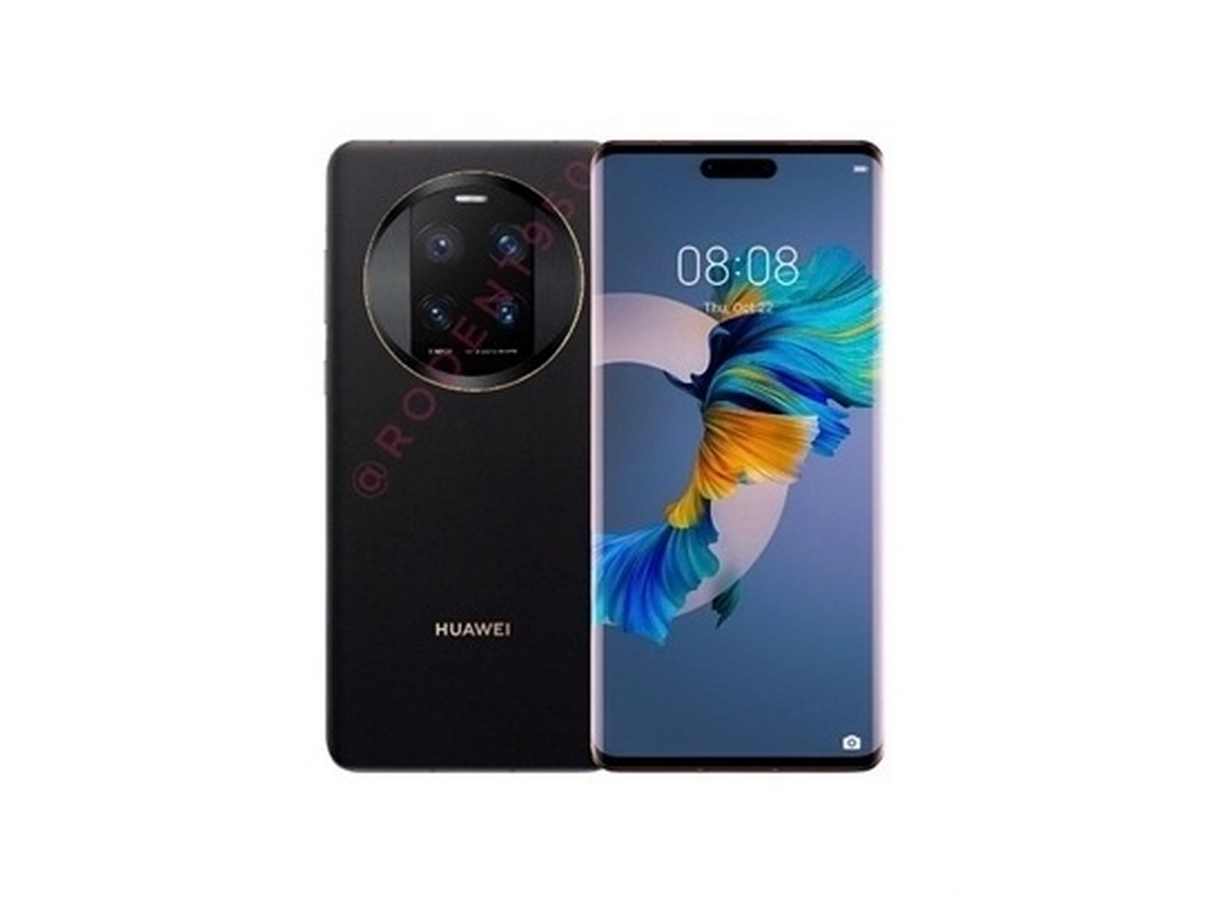 就目前最新路边爆料消息称,#华为mate60系列# 会采用四曲面居中药丸挖