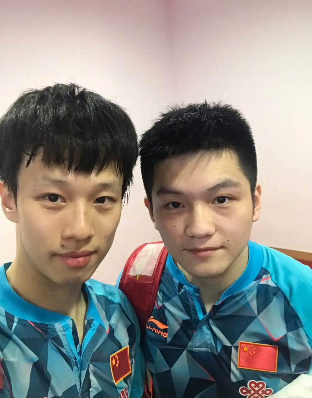 7月23日林高远和樊振东再次搭配男双,终究还是让粉丝等到了.