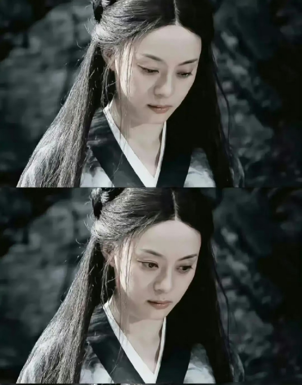 长发的孙俪好漂亮!