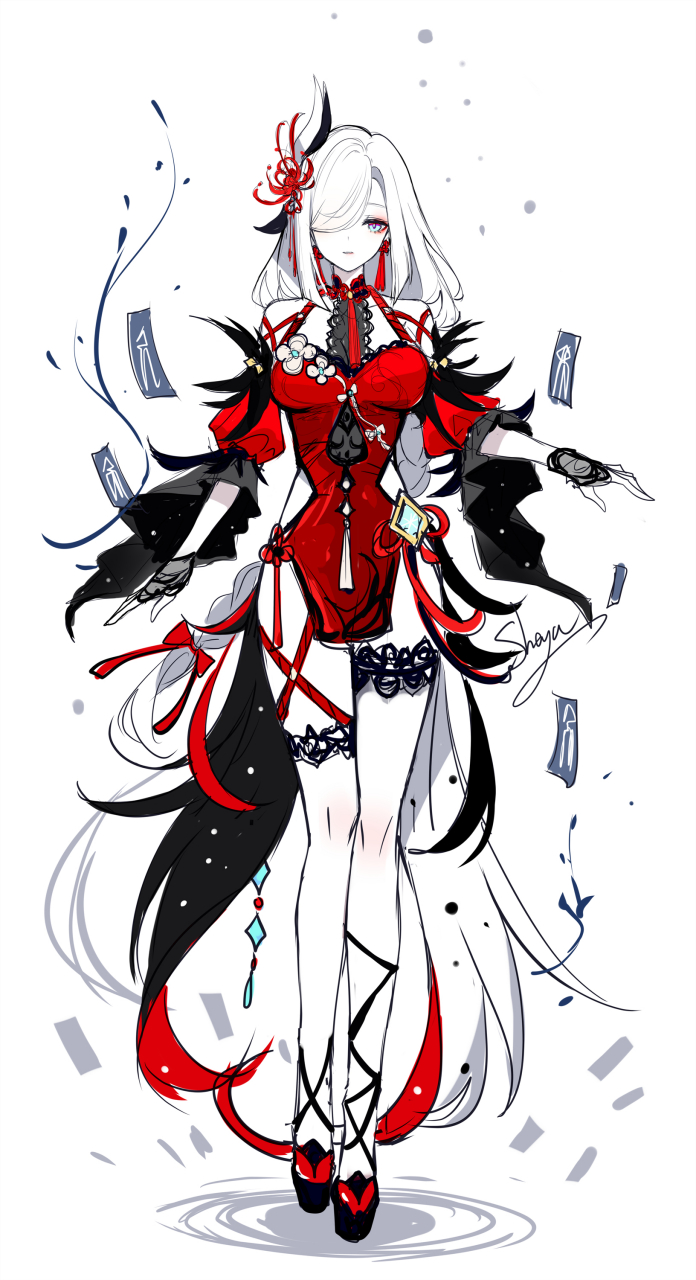 申鹤终于有新衣服了. 画师:sheya