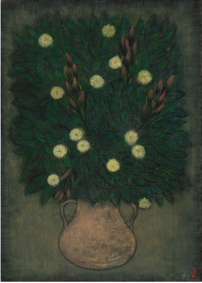 陈承卫的花卉系列生命之花油画