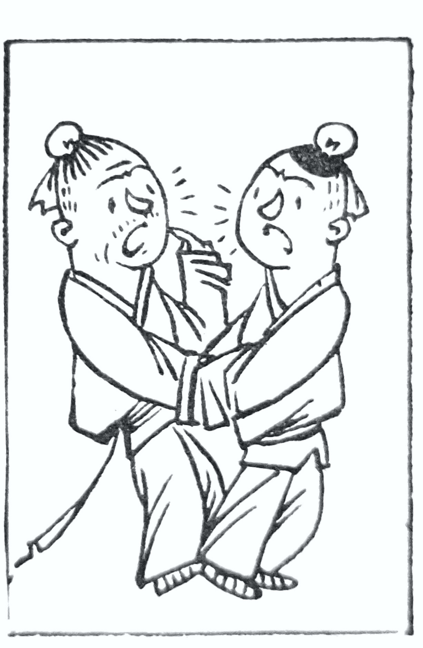 《县官断案》 1,从前,有弟兄俩为了爭夺遗产,打得