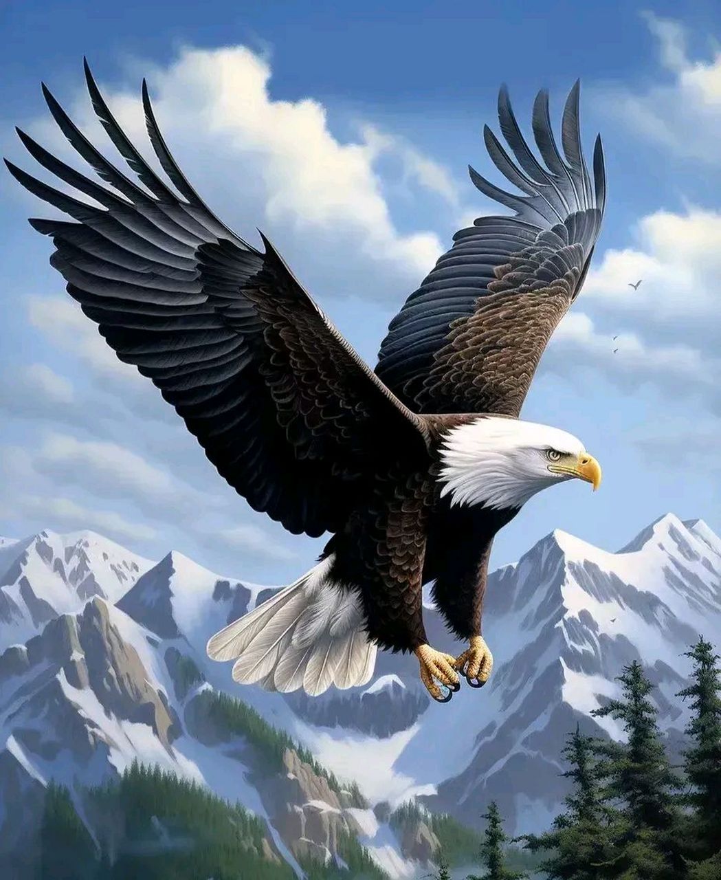 大鹏展翅鹏程万里