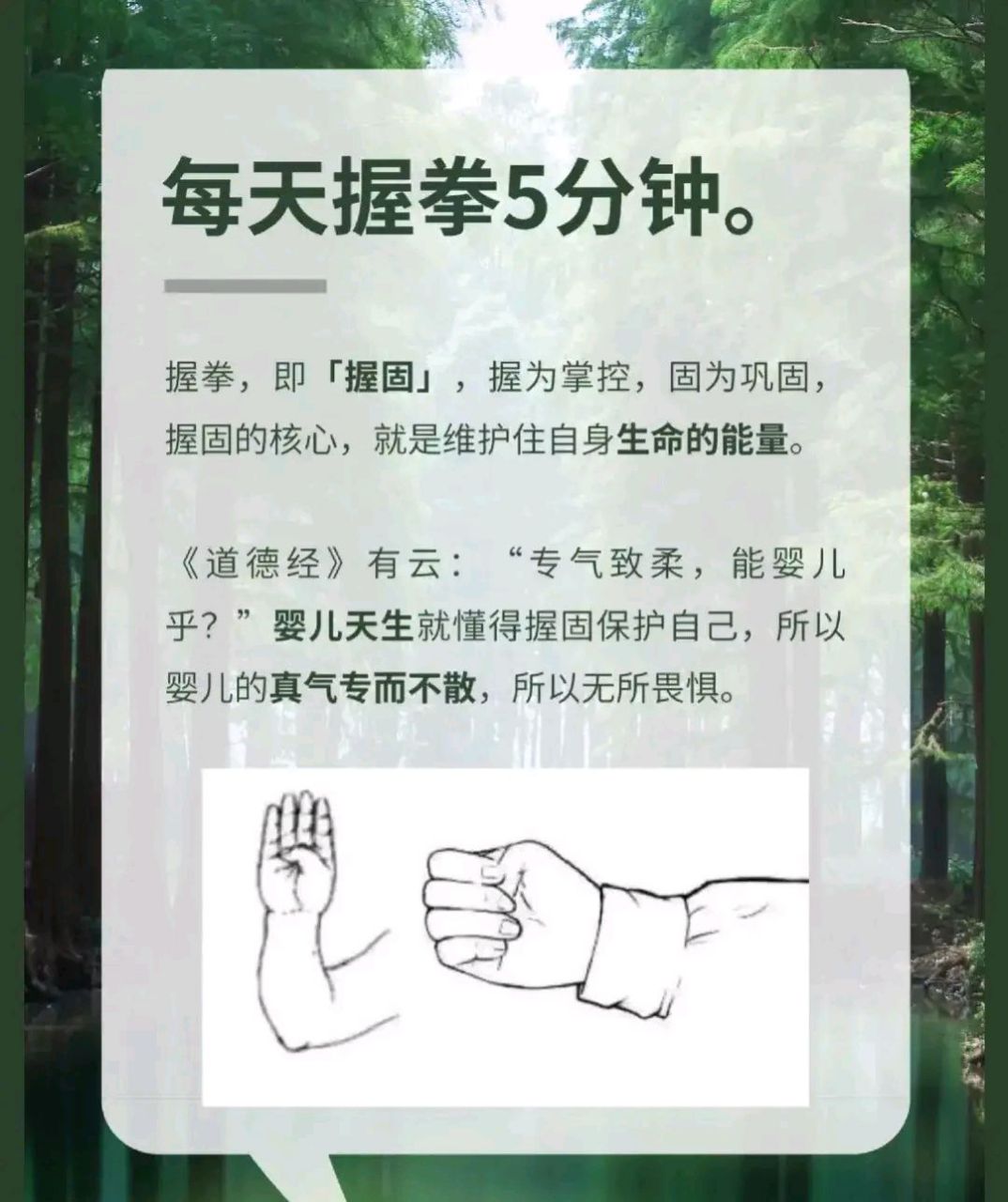 握固:大道至简的养生方法[走你]