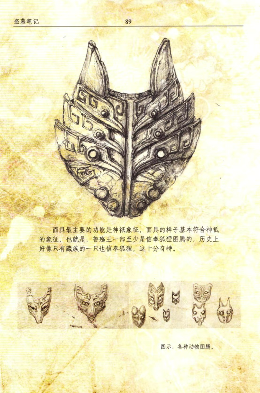 盗墓笔记狐狸面具~ #盗墓笔记