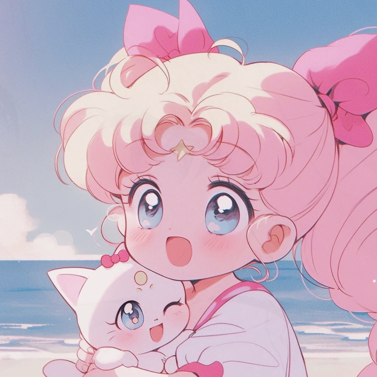 卡通妹妹好可爱