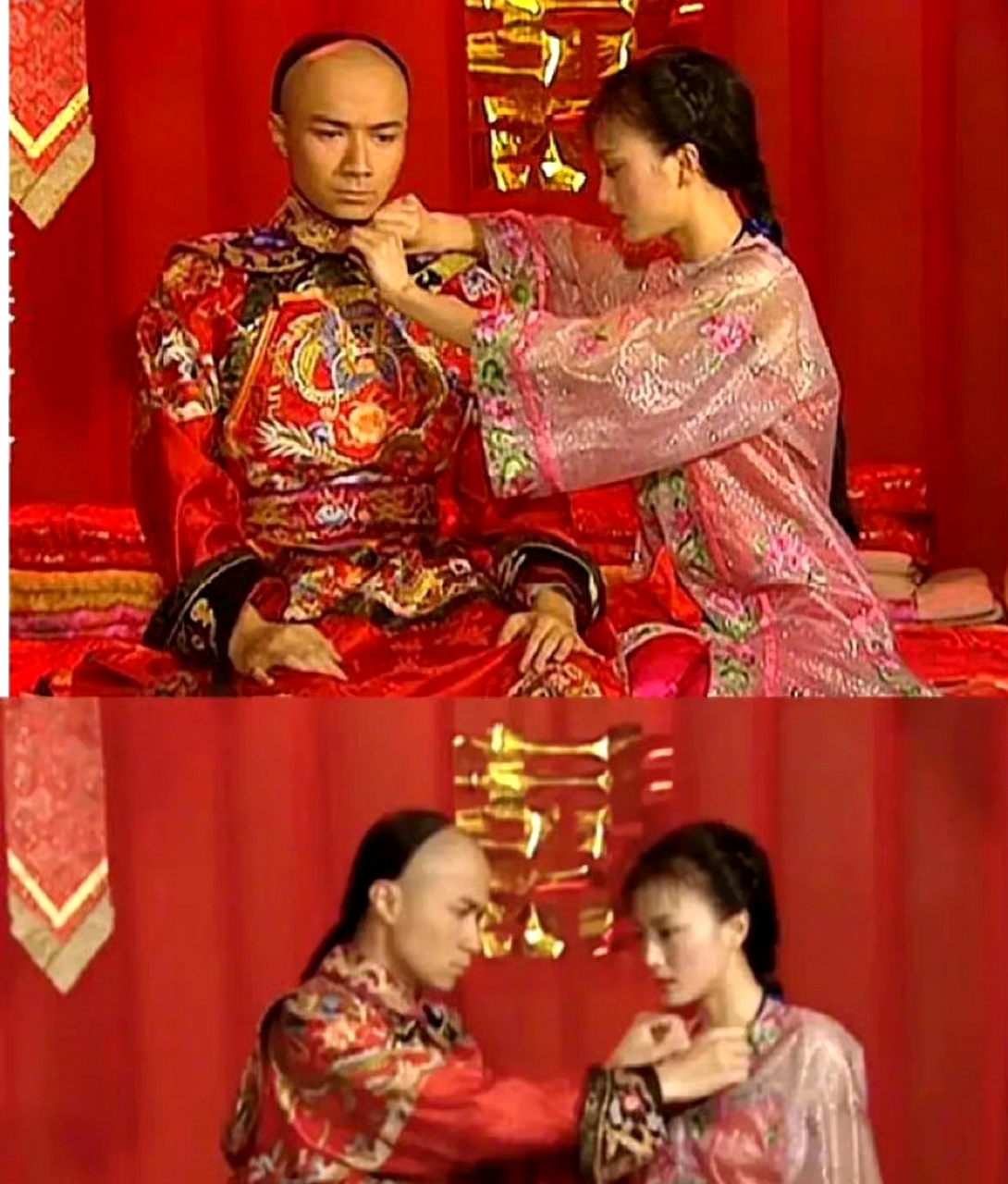 清朝绣花透视睡衣,极尽诱惑,新婚夫妻享受闺房之乐的好道具[捂脸].