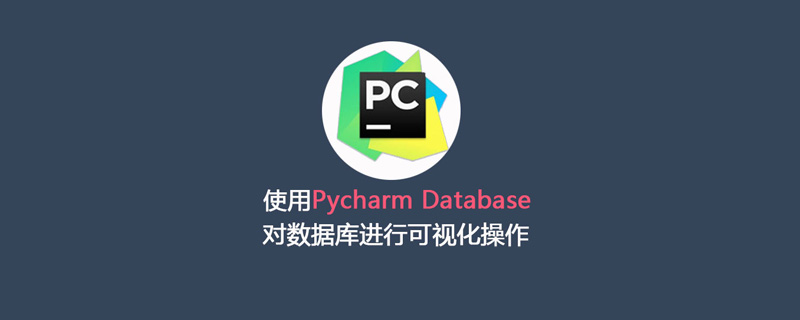 使用 Pycharm 中的数据库可视化数据库