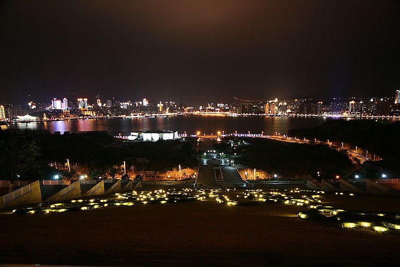 万州五桥夜景图片