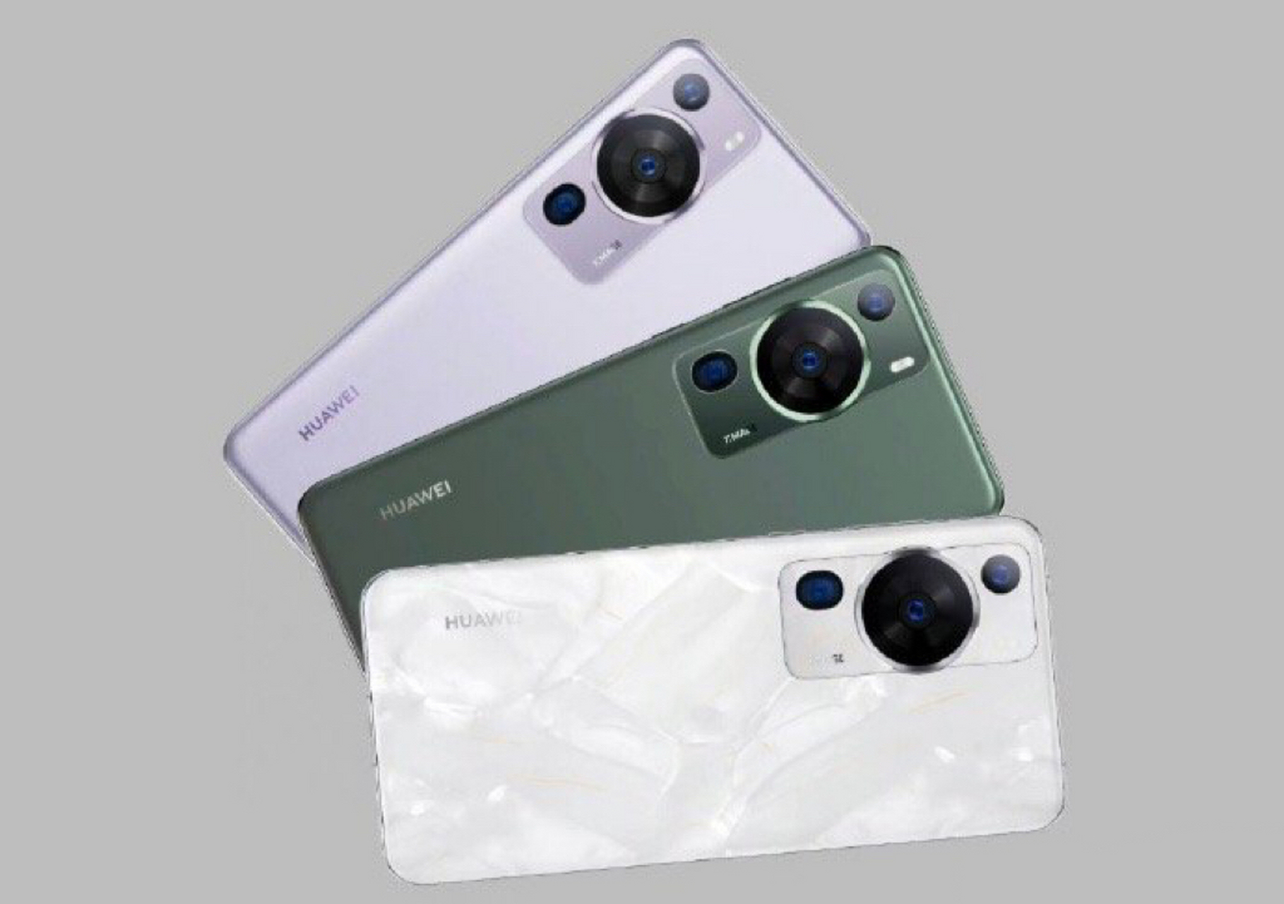 华为p60系列外形曝光,配色洛可可,翡冷翠,羽纱紫,羽纱黑,实话实说我