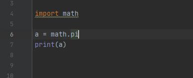 python如何表示pi