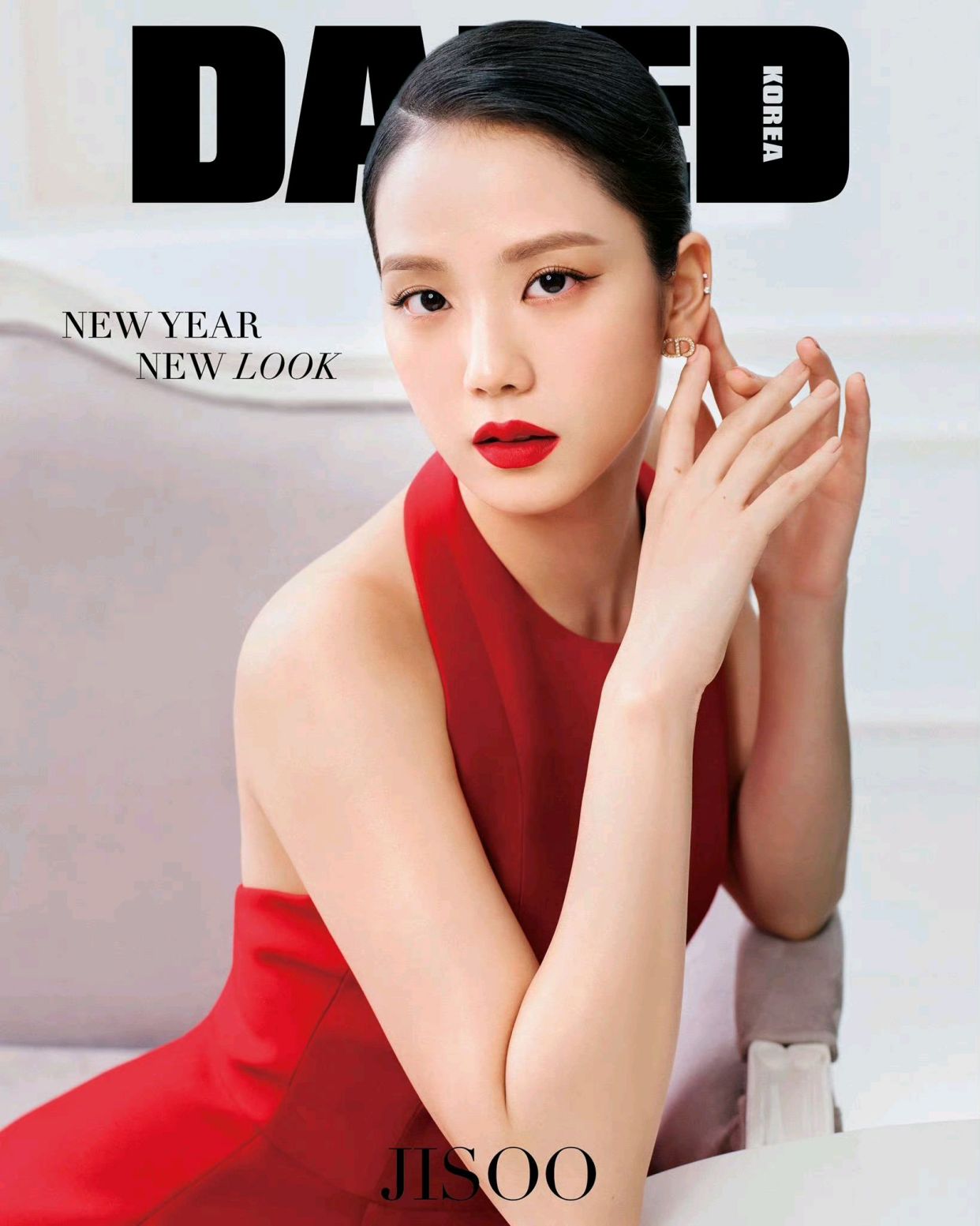 「blackpinkicon金智秀」dazed korea 2022年1月刊封面