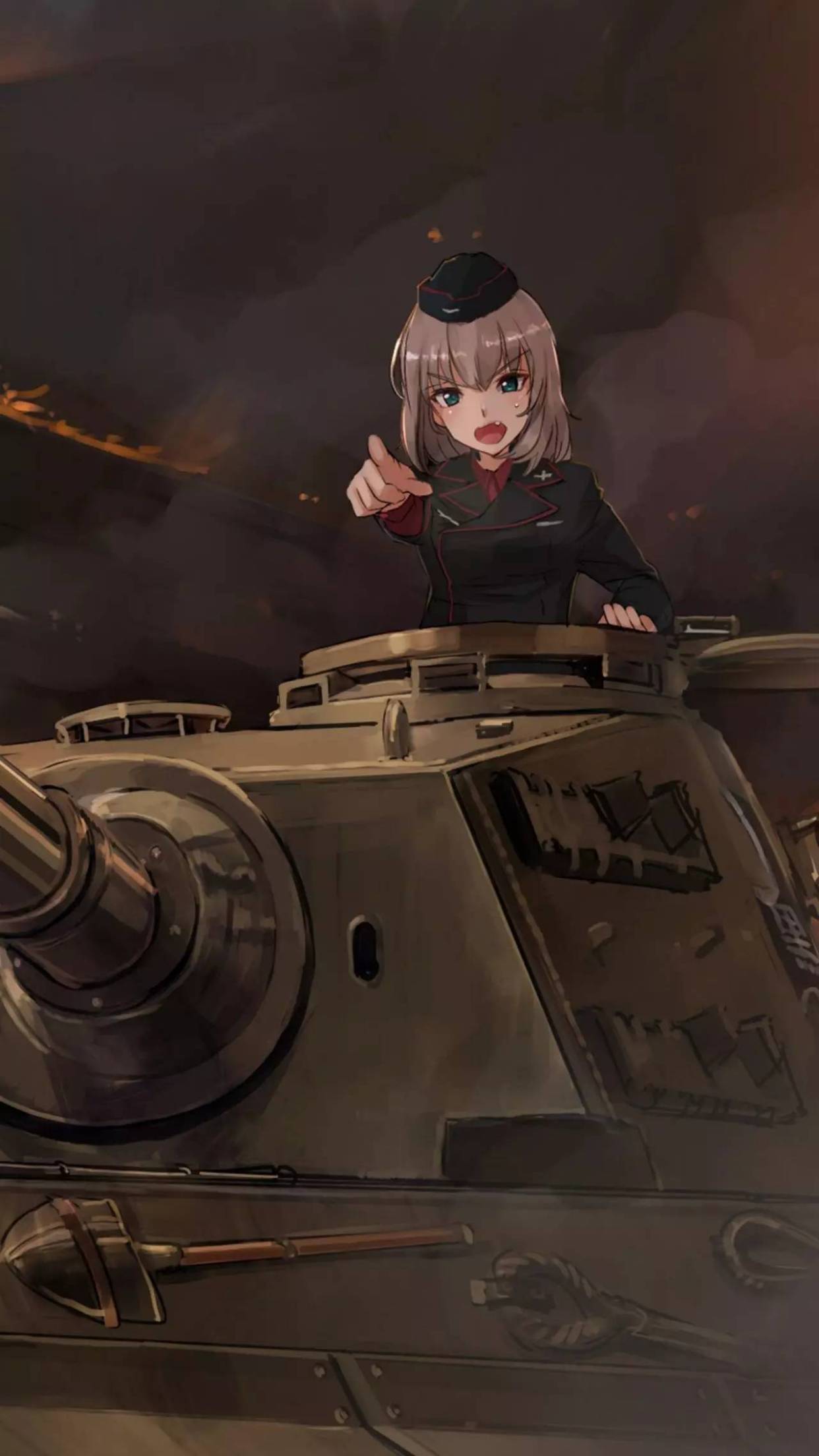 少女与战车壁纸,记得收藏.