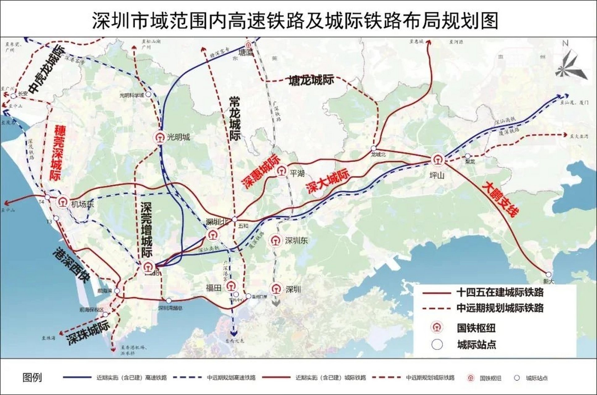 深圳地铁33号线  深圳的33号地铁延长线正在研究跨江段线路向西延伸至