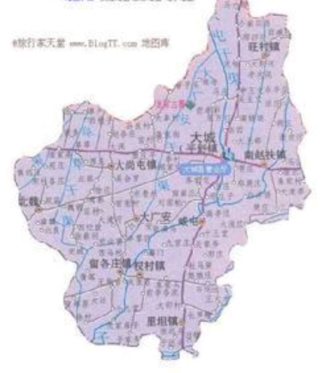 大城县权村镇地图图片