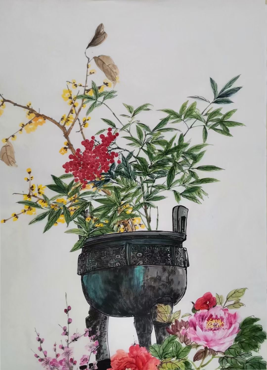 苏慧龙花鸟画清供图作品集