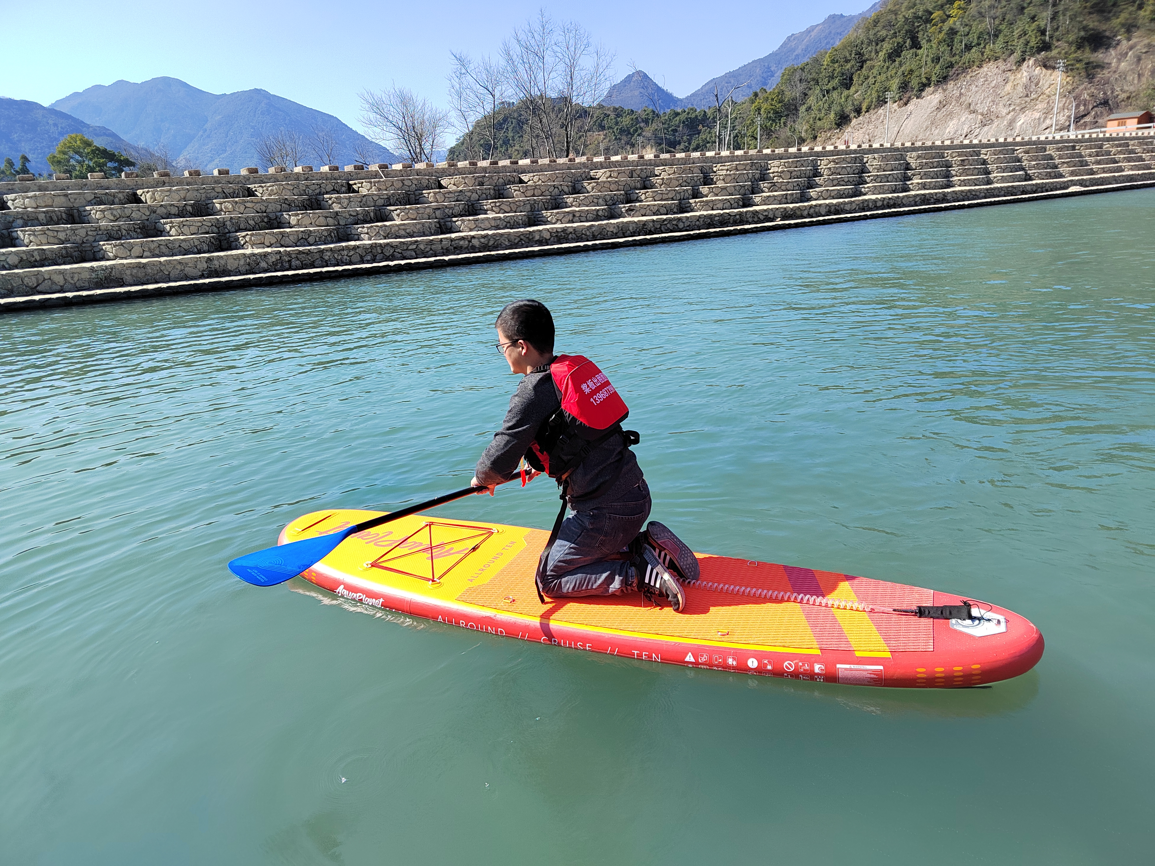 桨板船第一次试水