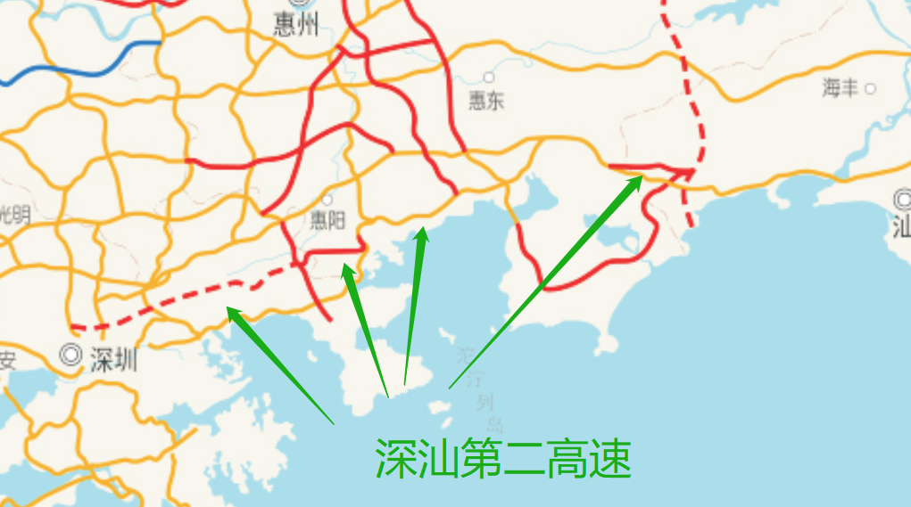 深汕第二高速分3段建设?