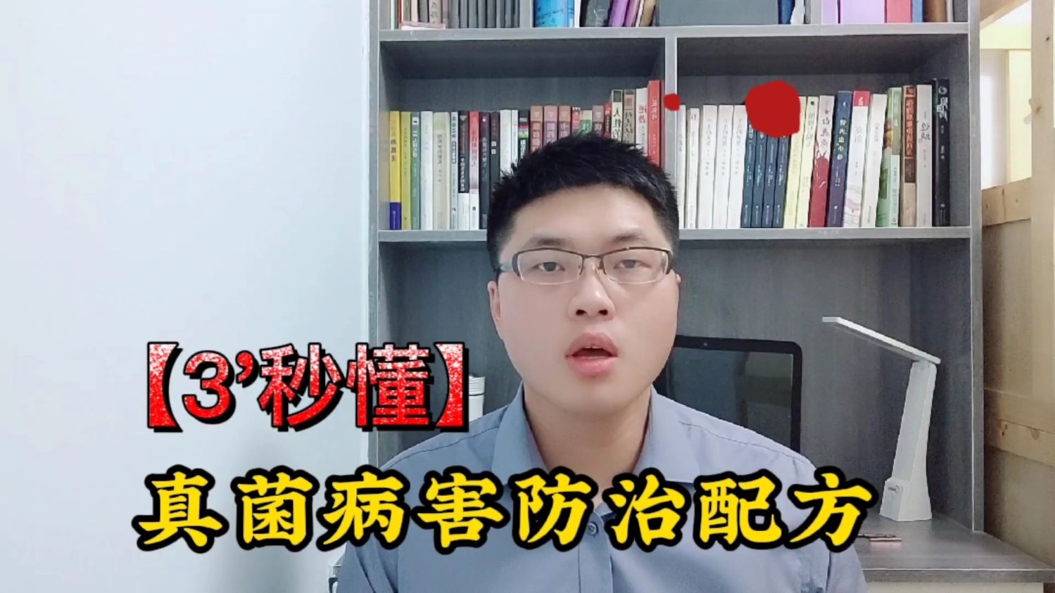 3'秒懂:真菌病害该如何防治,简单高效的配方分享