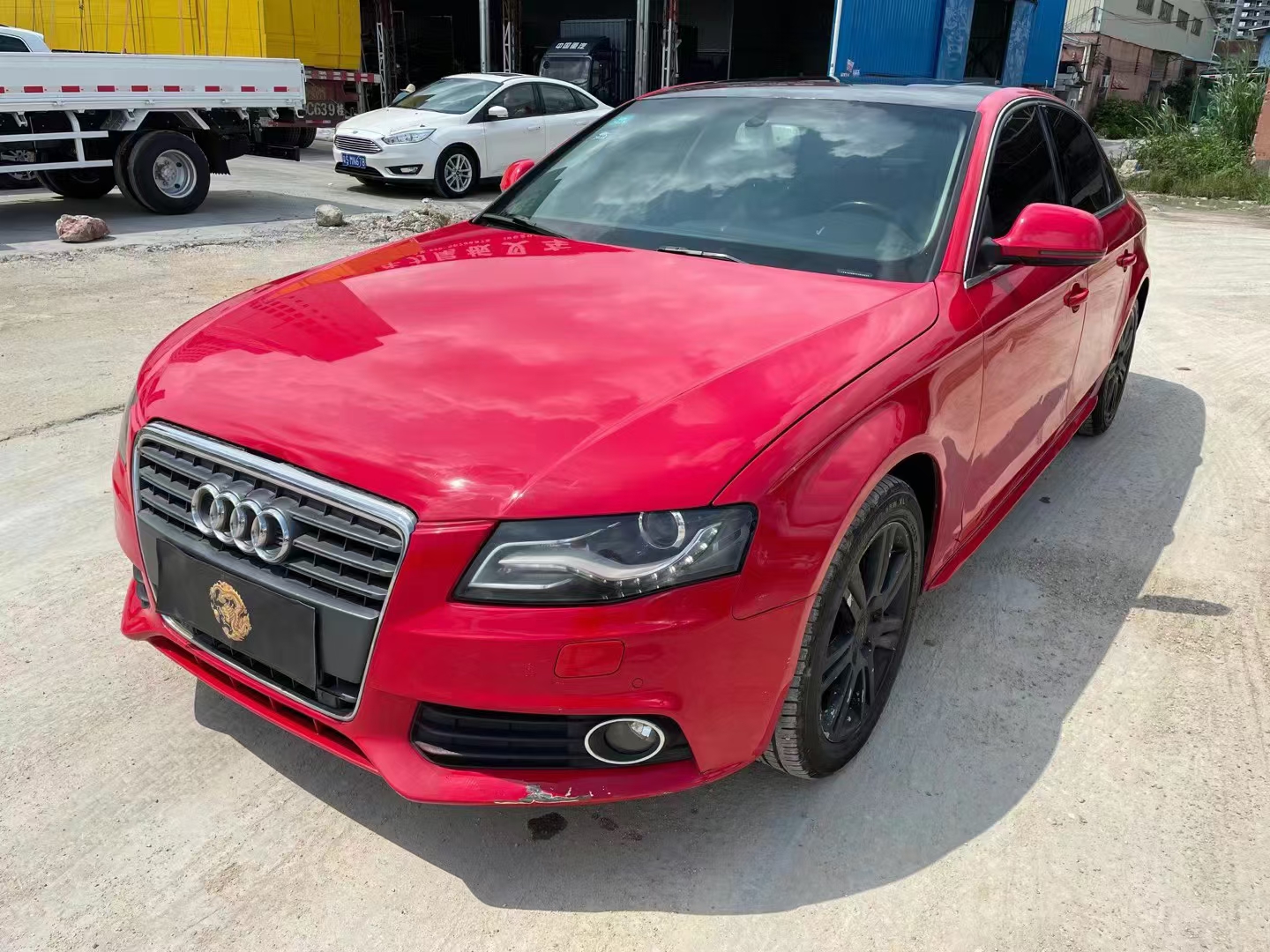 12年奥迪a4,粤v户豹子号999六个w带走