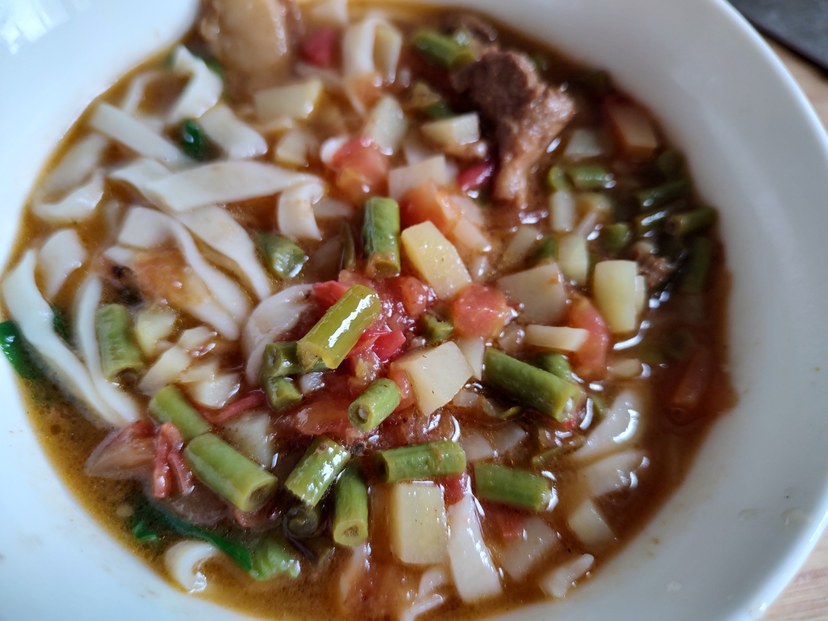 自己动手,手擀面,汤面.